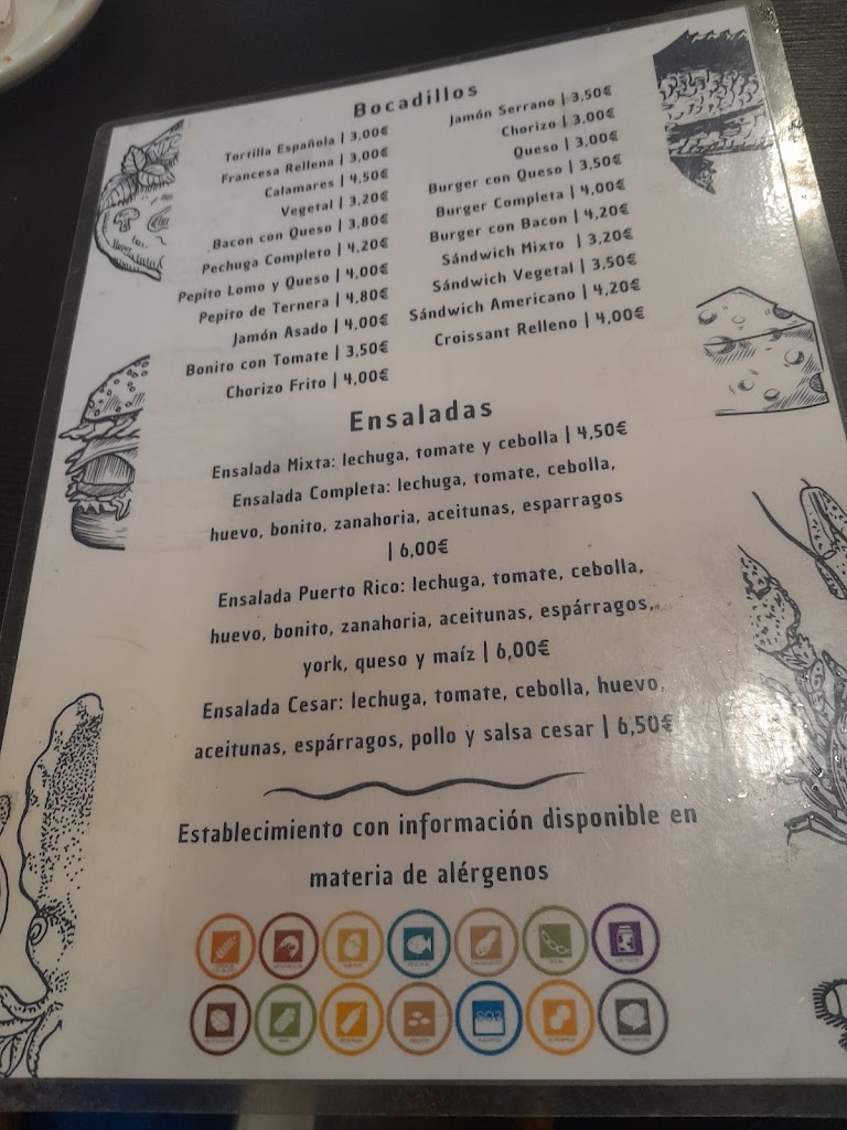 Cafeteria Puerto Rico — Carta