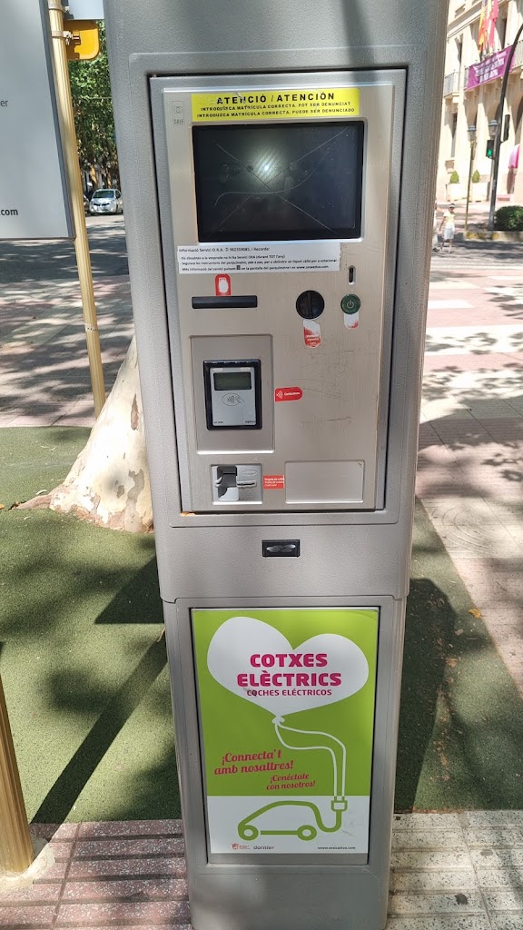 Estacion de carga de vehiculos electricos
