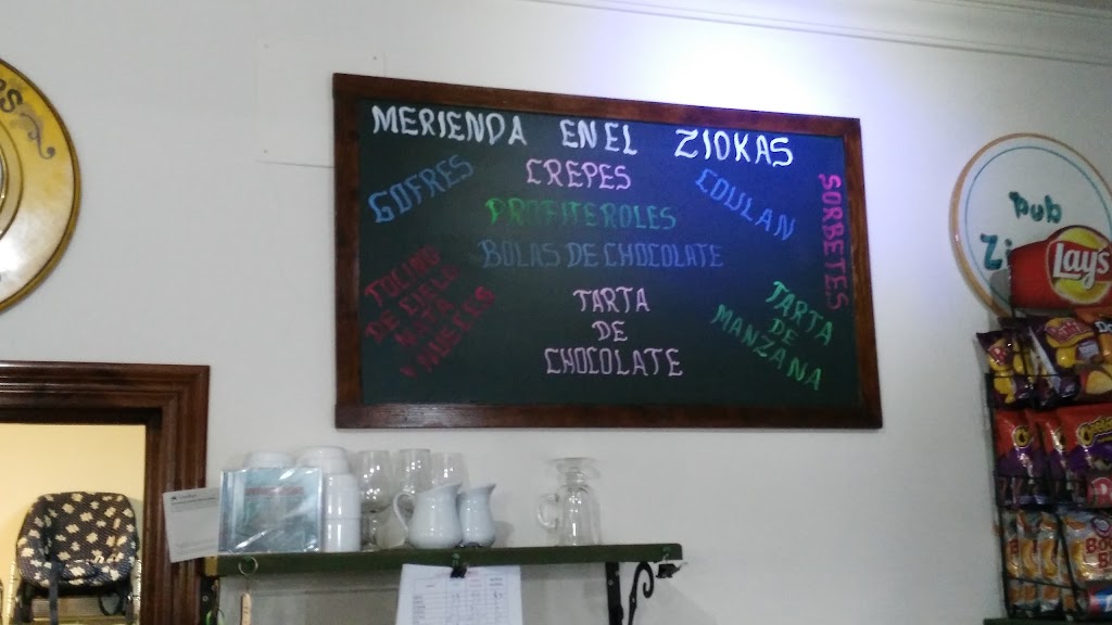 Ziokas Pub — Carta