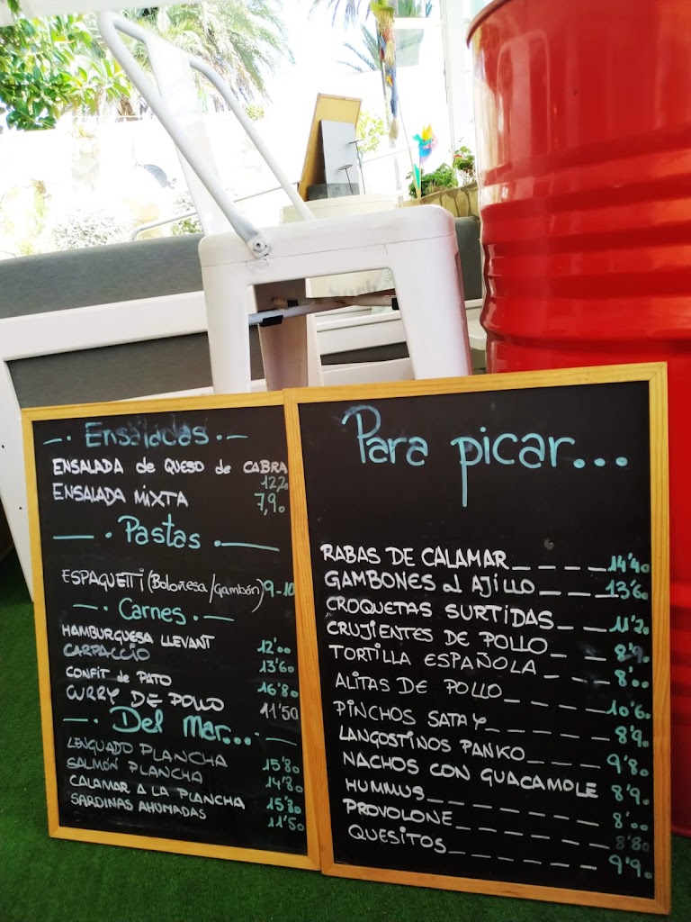 Restaurante Llevant — Carta