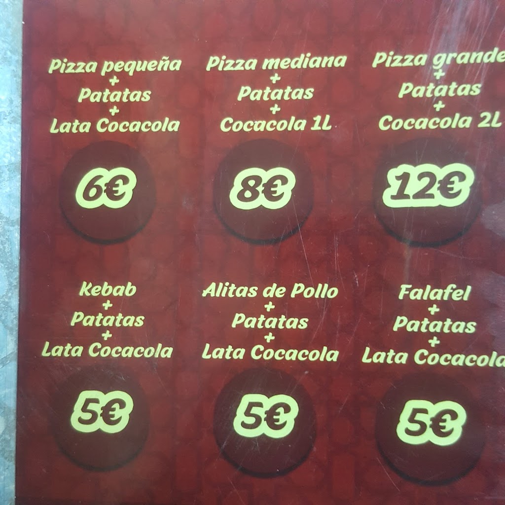Kebab pizzeria Colon — Carta