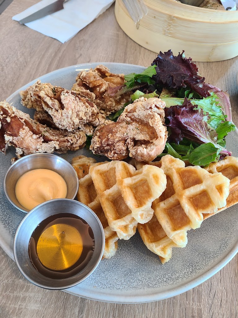 Chicken and waffles