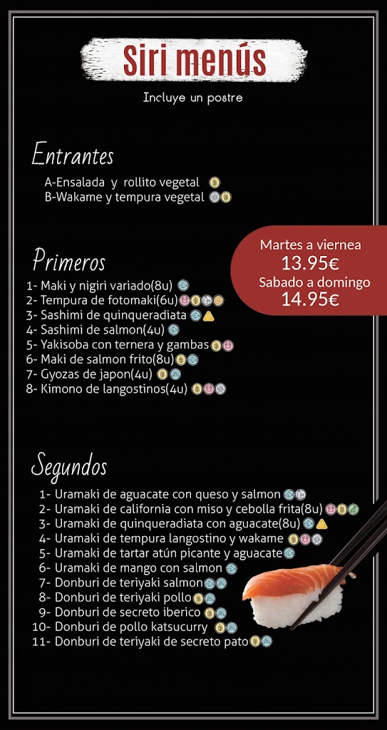 Siri Sushi - Torrent — Carta