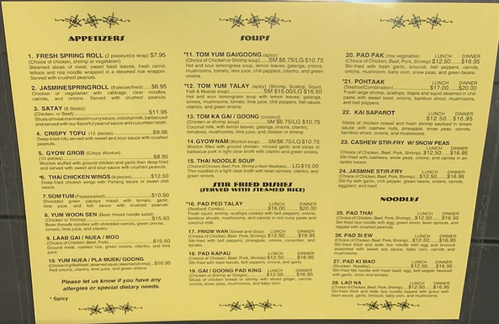 Jasmine Thai Cuisine