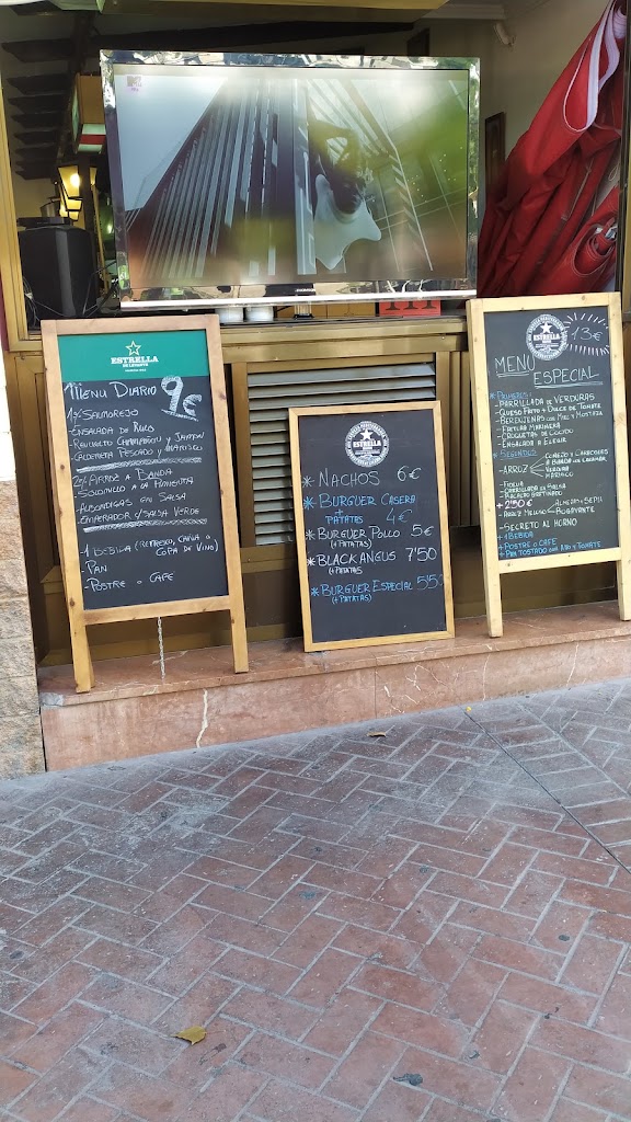Birras bar — Carta