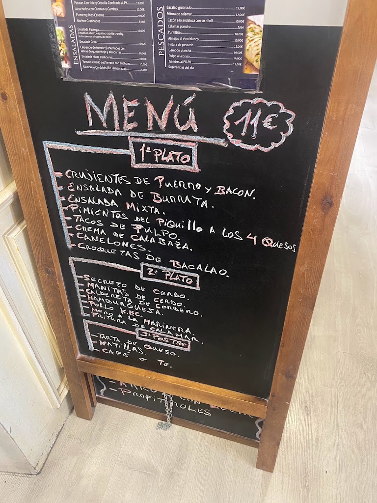 Bar "Palenga Plaza" — Carta