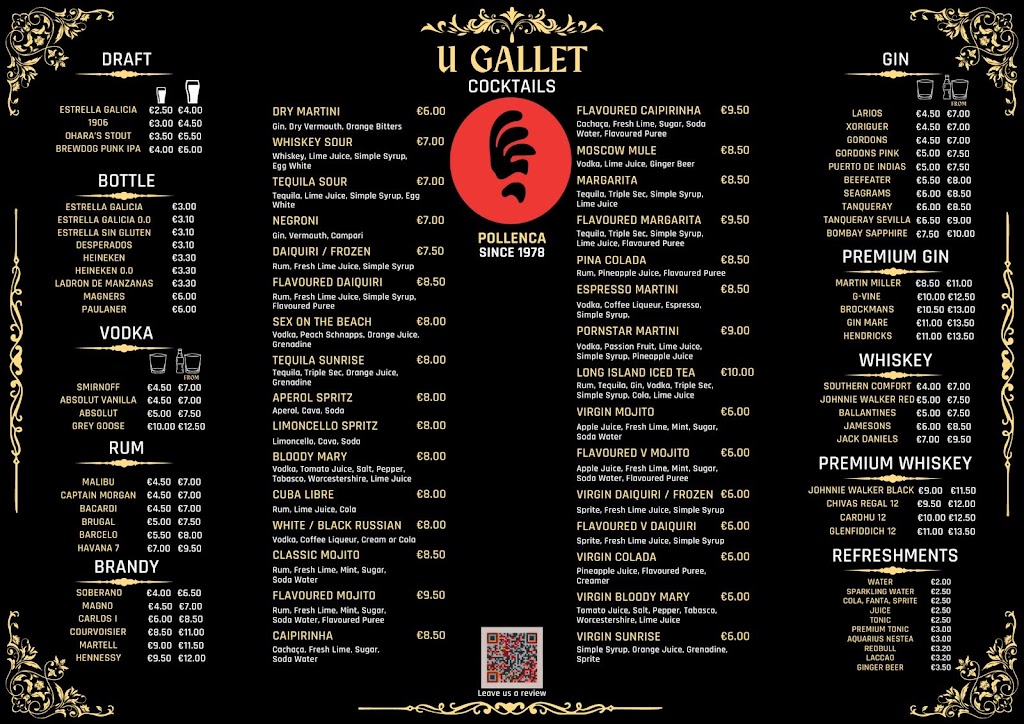U Gallet — Carta