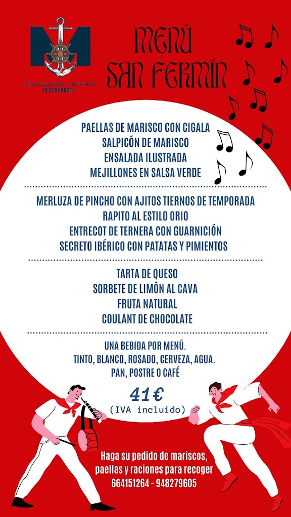 Marisqueria Iturrama (CHAMPANERIA) — Carta