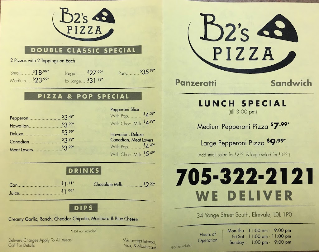 B2's Pizza