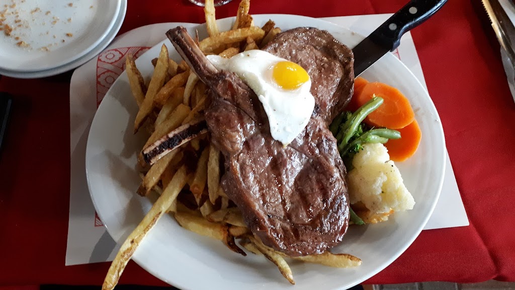 Steak and eggs