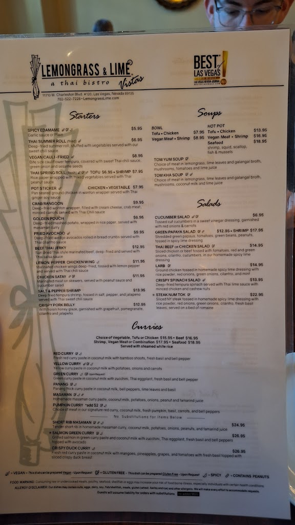 Lemongrass & Lime -VISTAS (Summerlin)