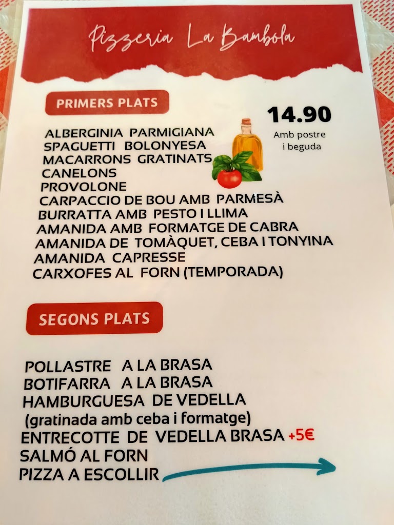 La Bambola — Carta