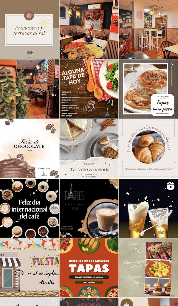 Cafeteria Cerveceria Paris — Mas recientes