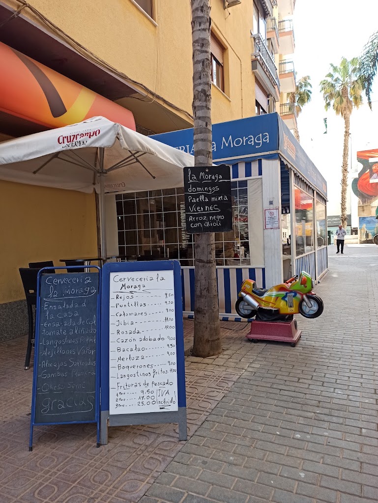 Bar La Moraga — Carta