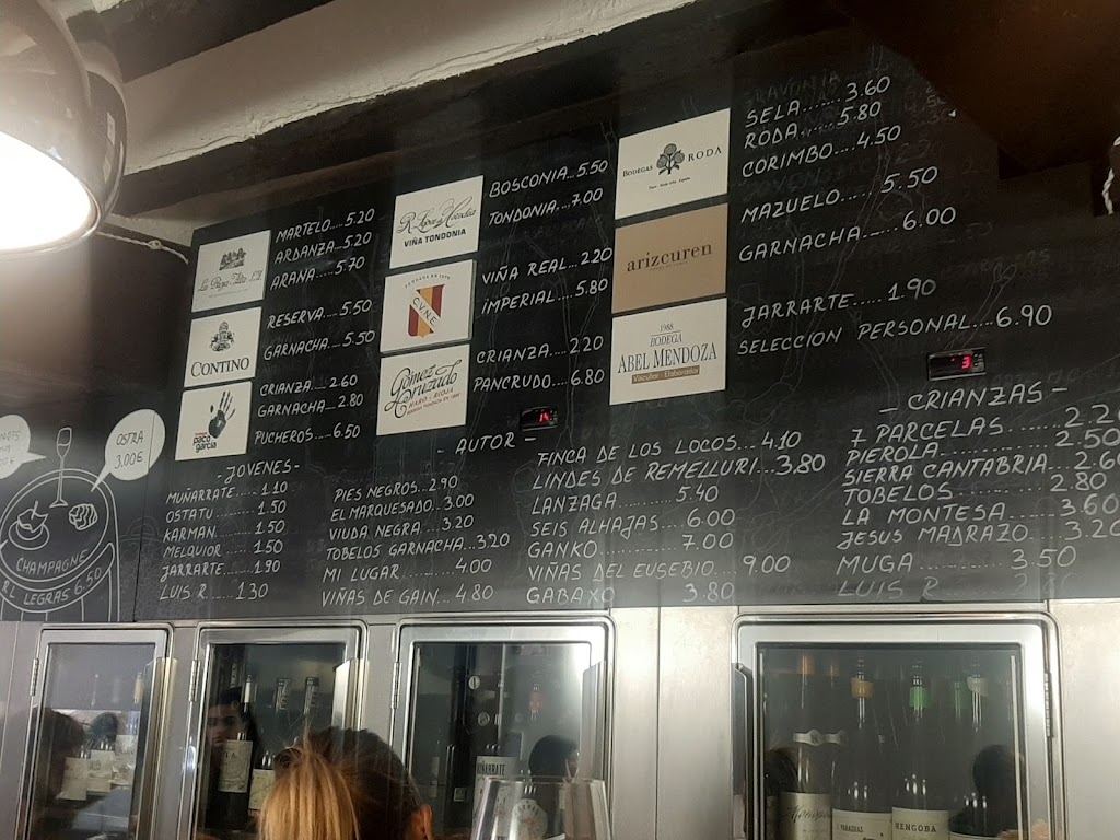 Tastavin Vinos y Pinchos — Carta