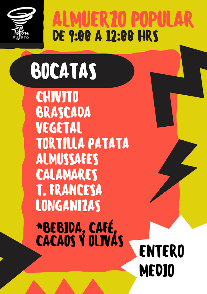 Tifon Puerto — Carta