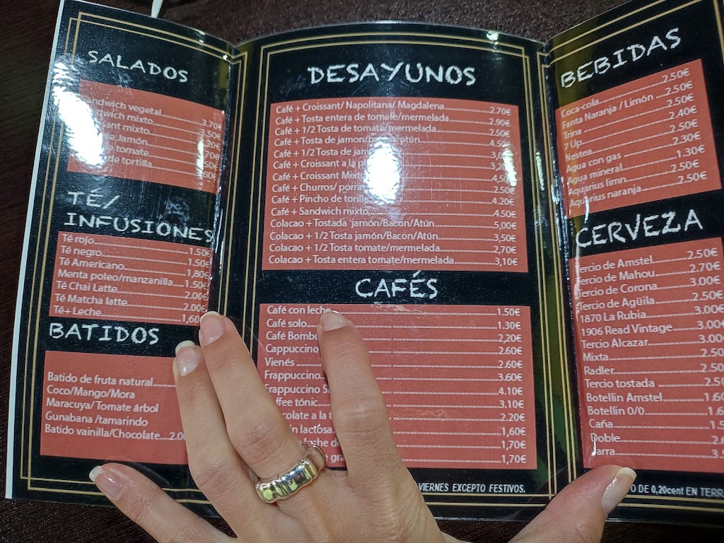 Aroma de Cafe la Plaza — Carta