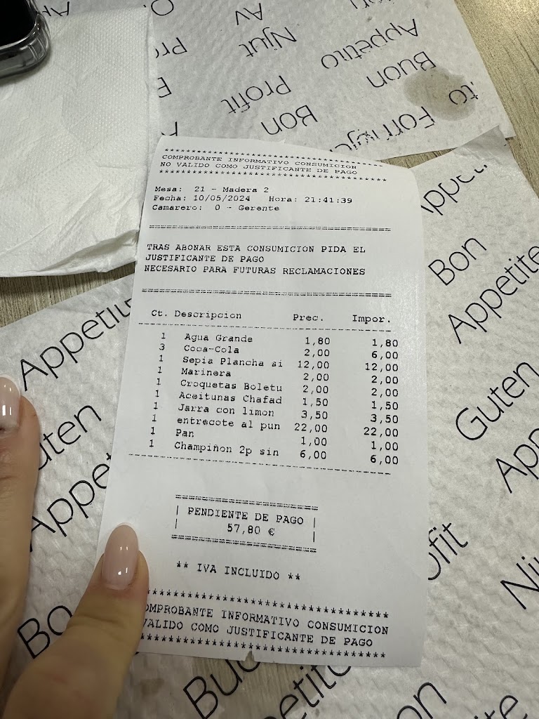 Doctor Cafe — Carta