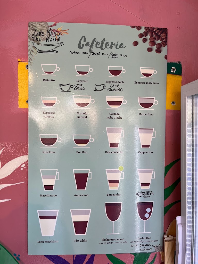 Surf Bar (the best coffee on the island) — Carta