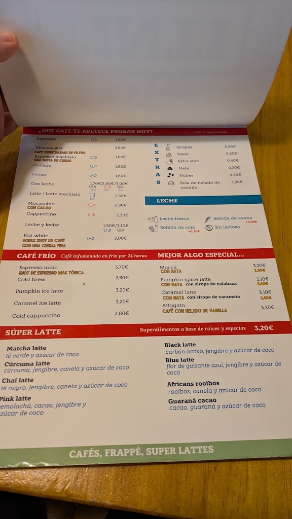 Tintico Brunch Vigo — Carta