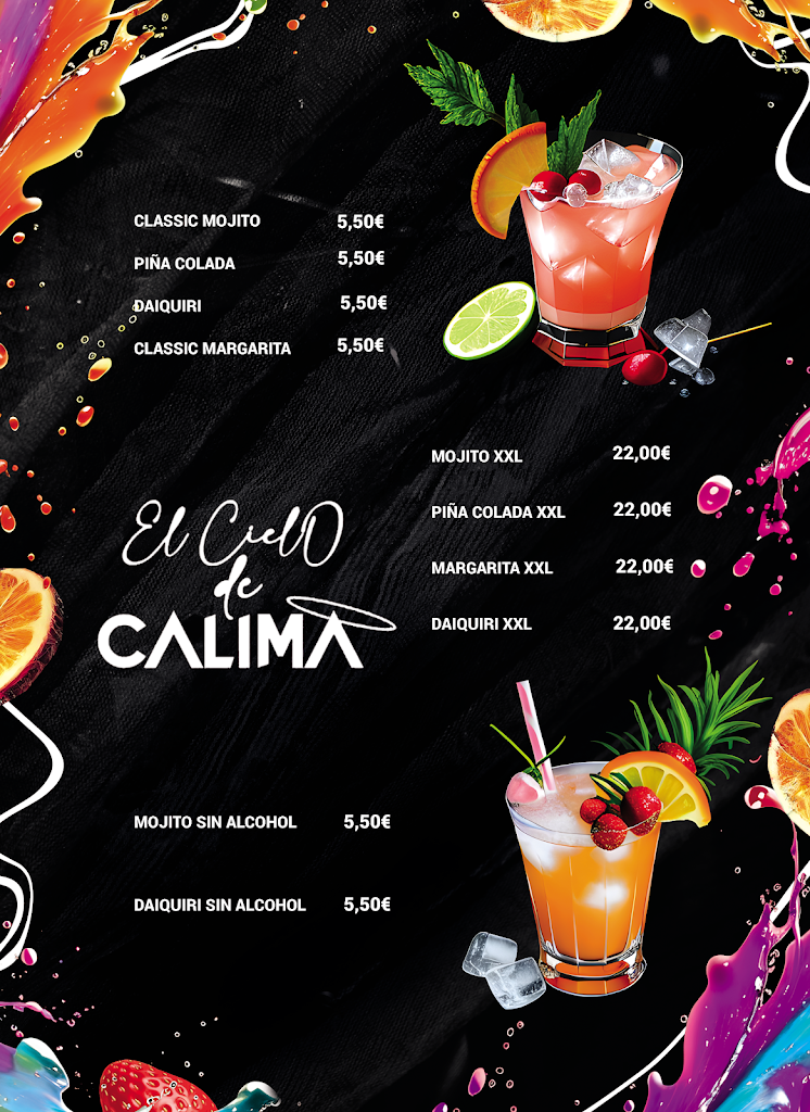 El cielo de calima — Carta