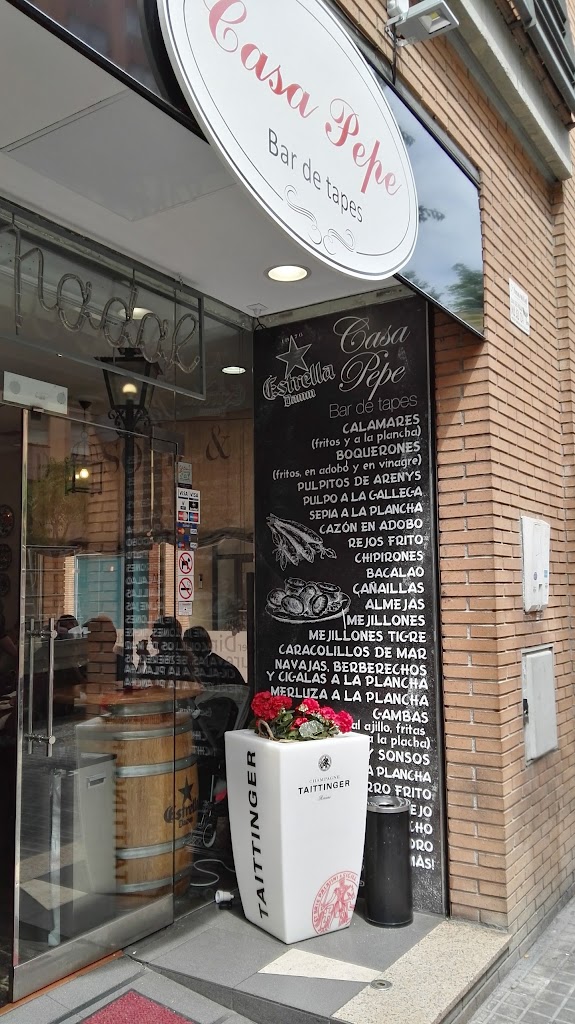 Bar Casa Pepe Mataro — Carta