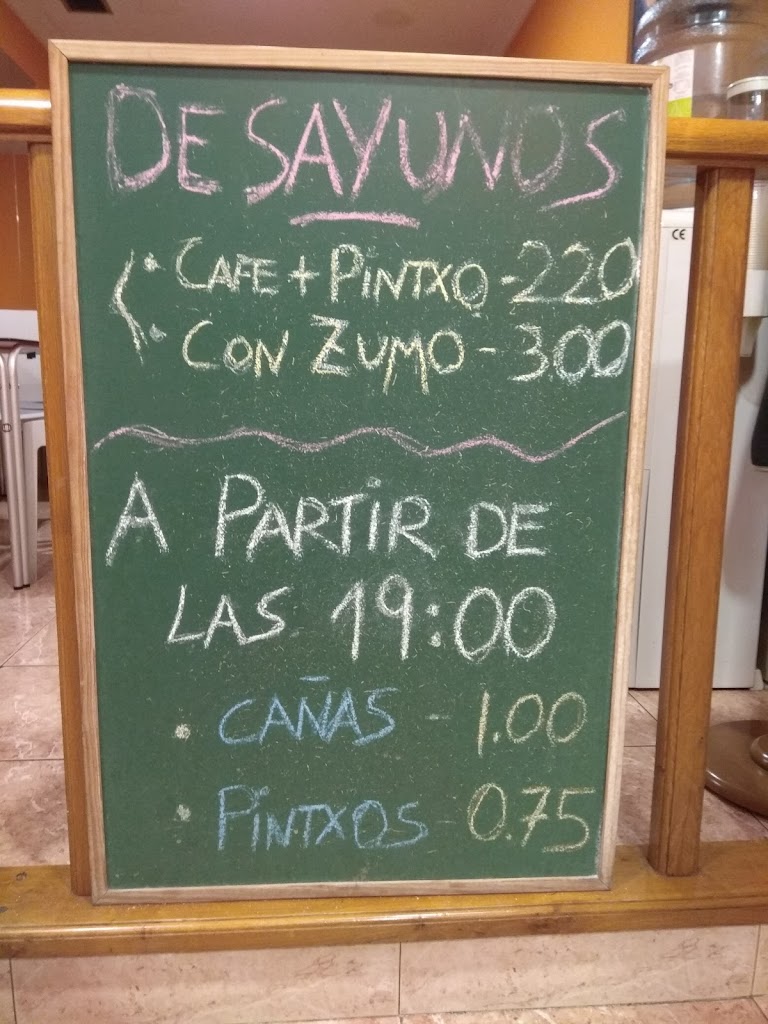 Bar Ramoni — Carta