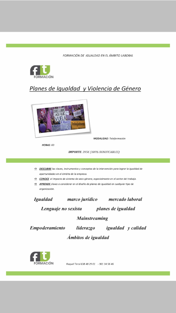 FT Formacion — Del propietario