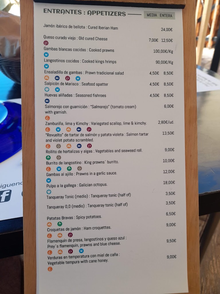 Tulum Club&Restaurant — Carta