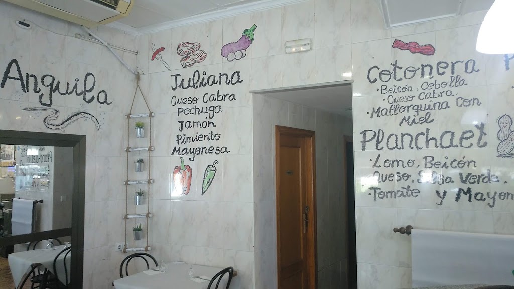 Bar La Cotonera — Carta