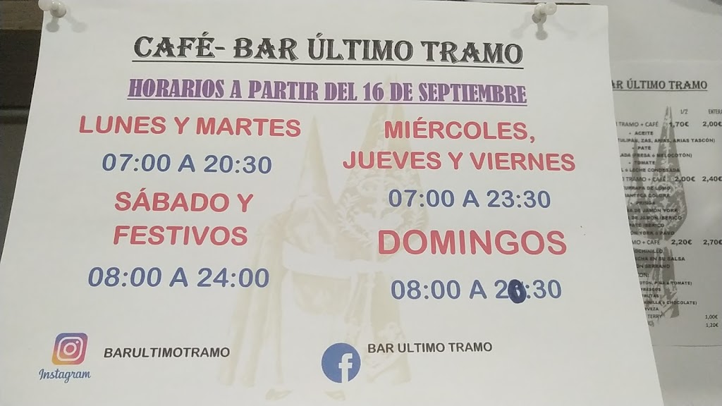 Ultimo Tramo — Carta