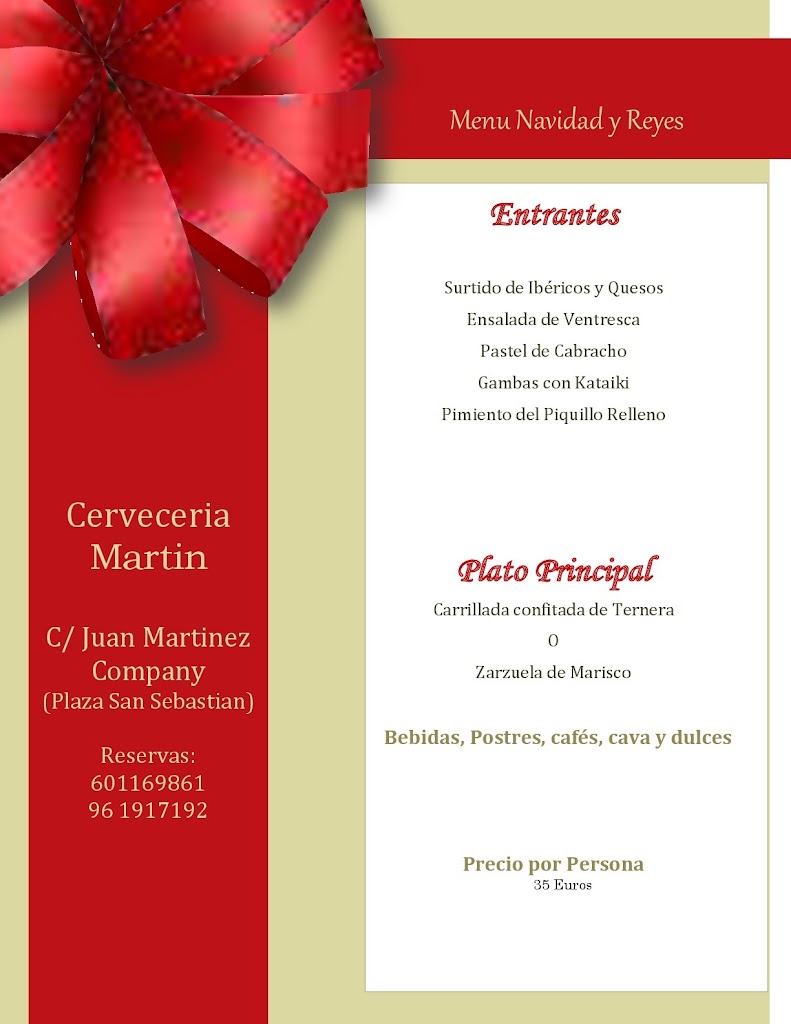 MARTIN POLIDEPORTIVO — Carta
