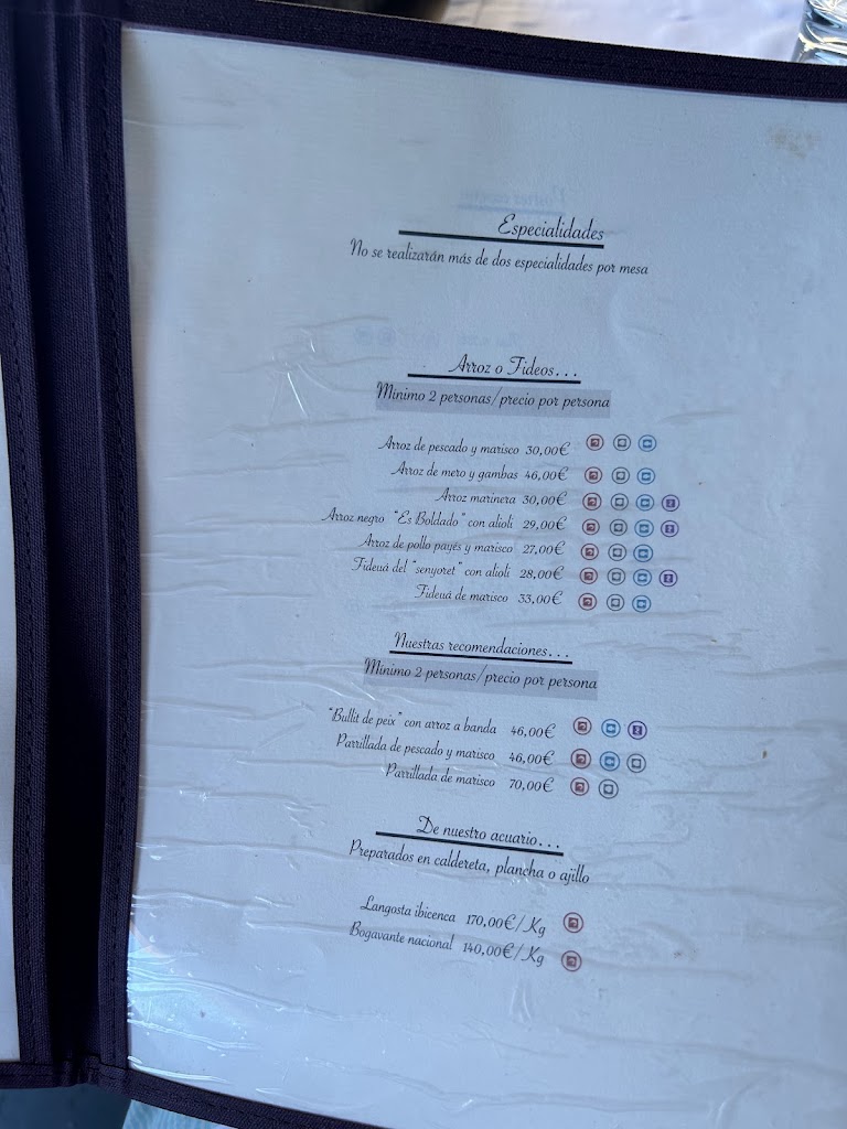 Es Boldado — Carta