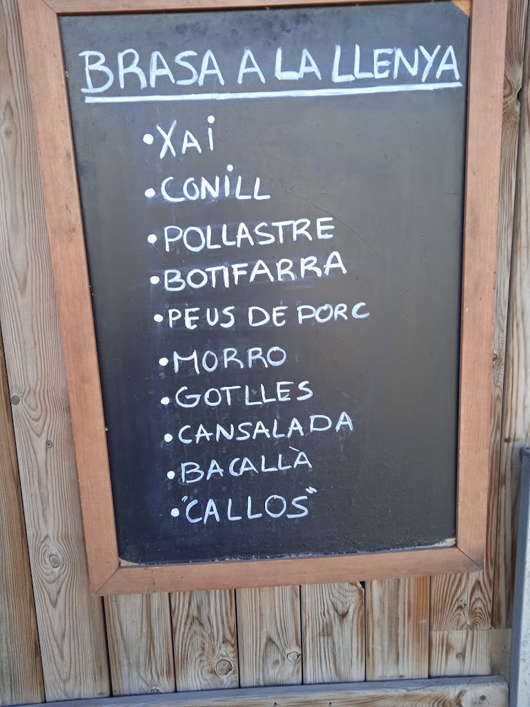 Bar Berga — Carta