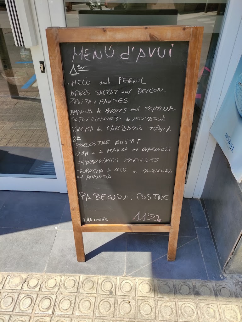 Restaurant Dos Cantons Manresa — Carta