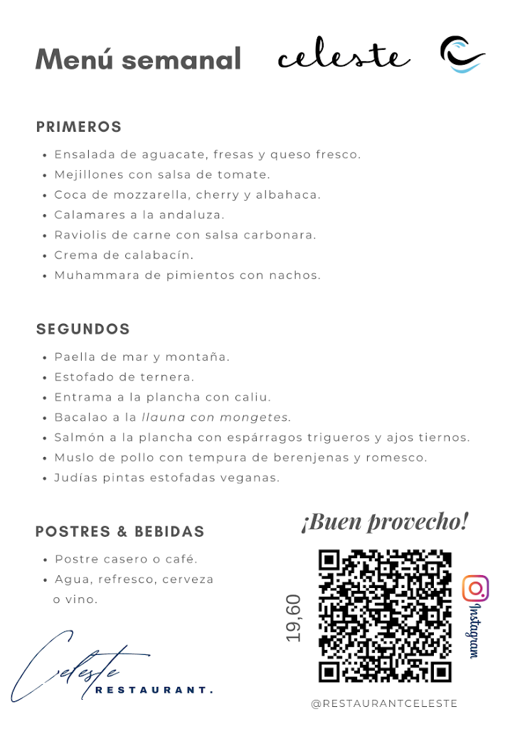 Celeste — Carta