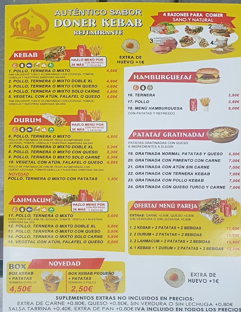 Autentico Sabor Doner Kebab San Jose — Del propietario