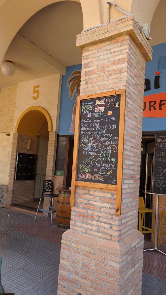Mai Tai Bar — Carta