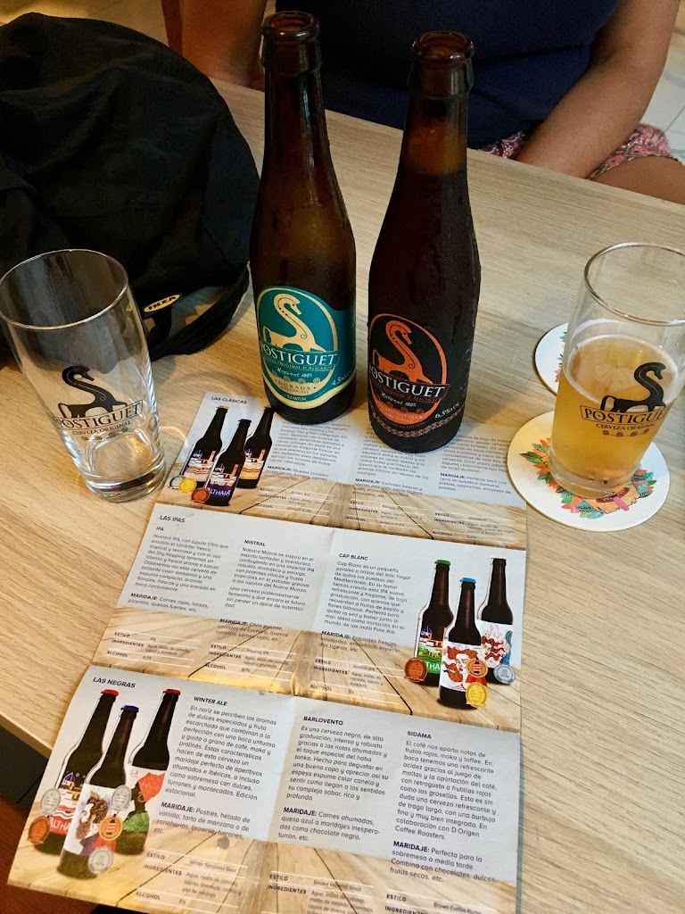 Bar La mar de bien — Carta