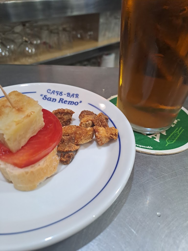 BAR SAN REMO. — Comida y bebida