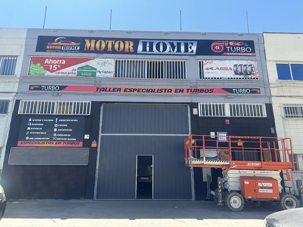 turbos Zaragoza taller mecanico especialista Motor Home — Exterior