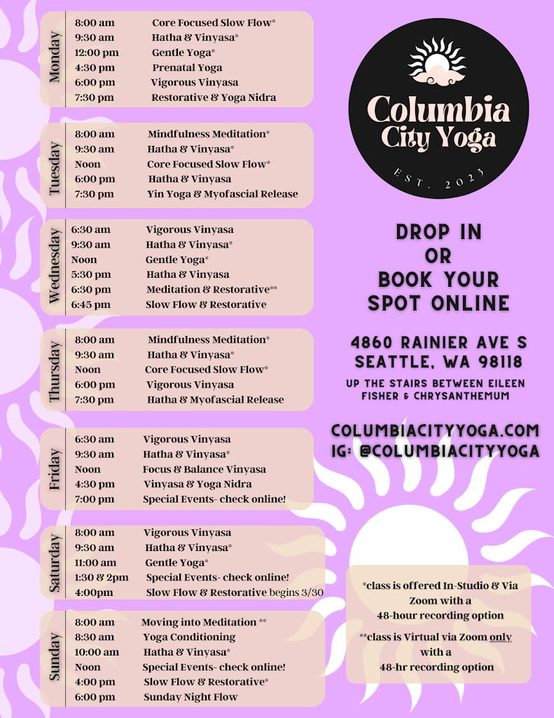  Columbia City Yoga