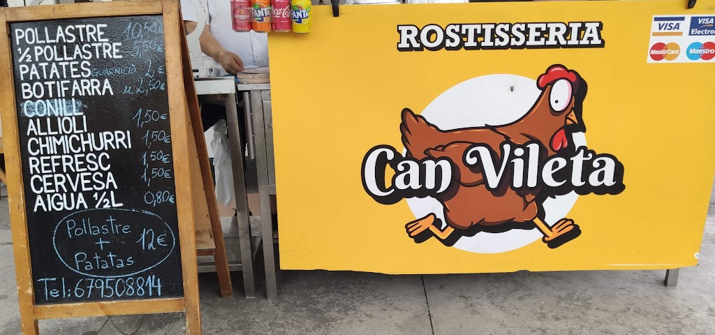 Rostisseria Can Vileta — Carta