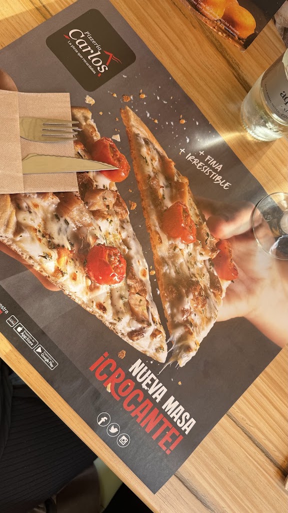 Pizzerias Carlos — Carta