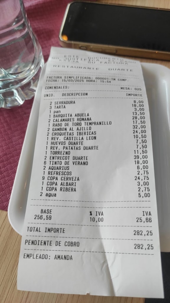 Restaurante Duarte — Mas recientes