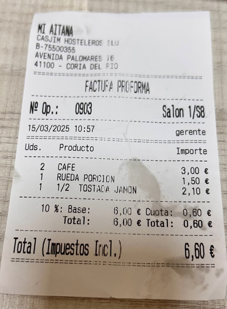 Cafe bar mi Aitana — Mas recientes
