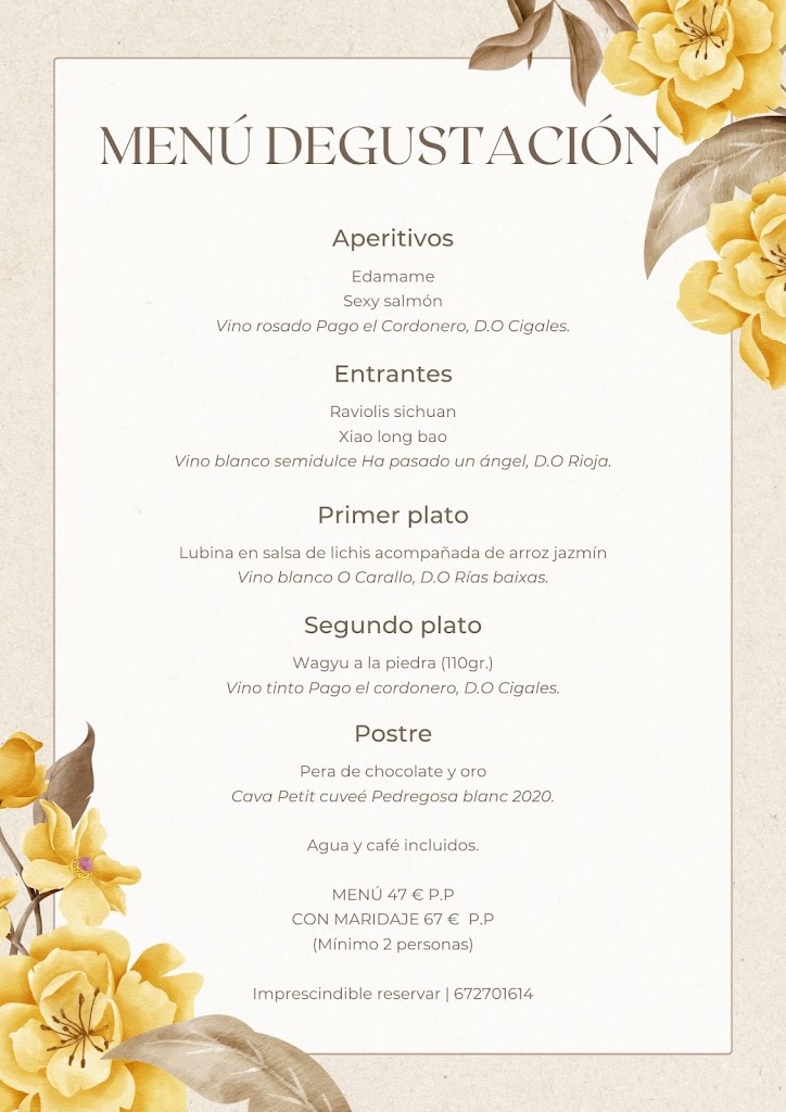 Cocina Lu — Carta