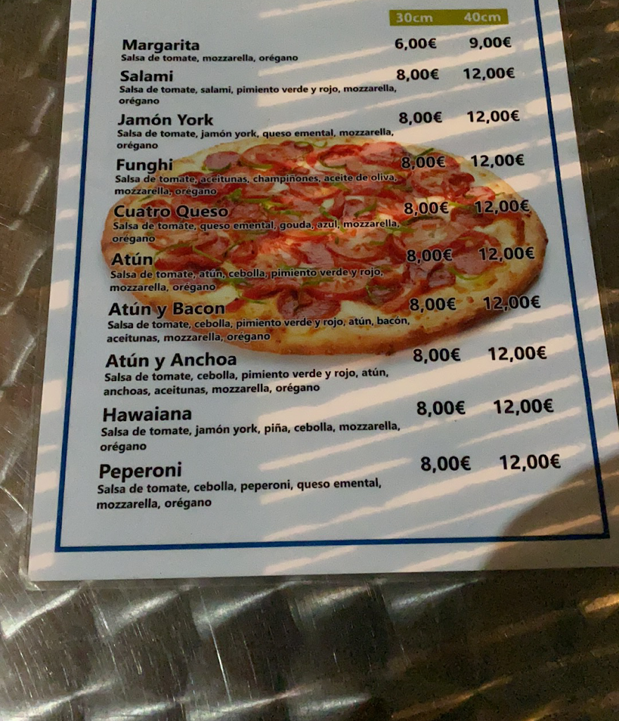 Restaurant Miramar — Carta