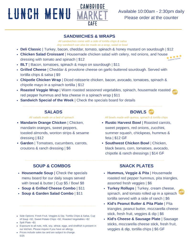  Cambridge Market Cafe