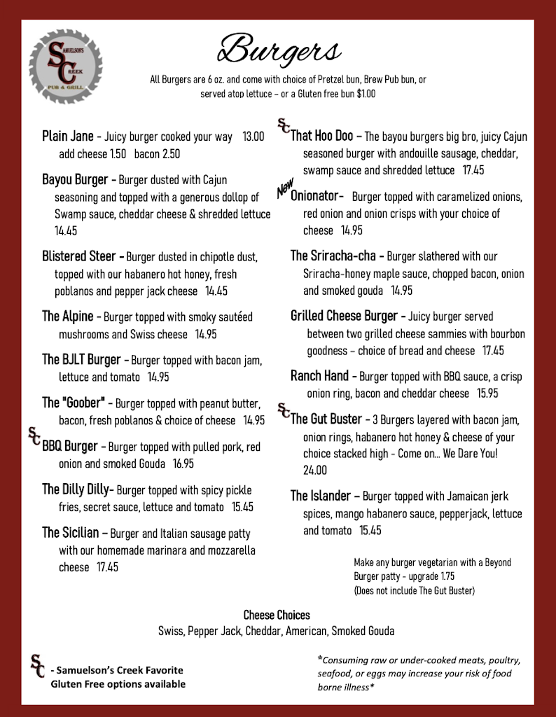  Samuelson's Creek Pub And Grill